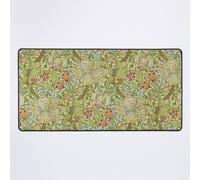 Grand Tapis de Souris Gaming pour Bureau William Morris Golden Lily Vintage Préraphaélite 75x40cm Antidérapante Clav