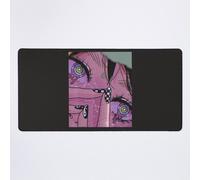 Grand Tapis de Souris Gaming pour Bureau Yeux d'anime pastel kawaii fille esthétique japonaise otaku 75x40cm Antidérapante Clavi