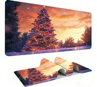 Grand Tapis de Souris Gaming XXL, Tapis Base en Caoutchouc Antidérapante imperméable, Grand Tapis de Souris étendu Glissement Facile, Résistant aux Durable - Arbre/Hiver 120 x 60 x 0.3 cm j0zj-136