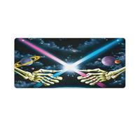 Grand Tapis de Souris Gmaing Art Skull imperméable 40x90cm Surface Douce et Lisse Base en Caoutchouc antidérapante imperméable et Souple