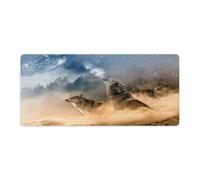 Grand Tapis de Souris Gmaing Call of The Wolves 40x90cm idéal pour Le Travail Les Loisirs et Les études