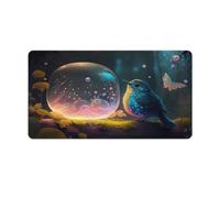 Grand Tapis de Souris Gmaing Motif Animal Moineau 40x75cm pour Clavier Ordinateur de Jeu Ordinateur Portable Maison Bureau Voyage