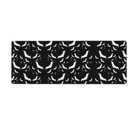 Grand tapis de souris imprimé chauves-souris volantes d'Halloween 30 x 80 cm - Tapis de bureau de jeu, protection étendue pour bureau à domicile, ordinateur