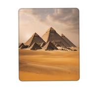 Grand tapis de souris lavable motif pyramides d'Égypte pour ordinateur portable ou ordinateur de bureau