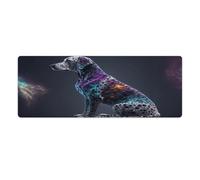 Grand Tapis de Souris Motif Animal Dalmatien 30x80cm Tapis de Bureau pour Clavier pour Une Vitesse et Un contrôle optimaux Base en Caoutchouc antidérapante
