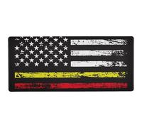 Grand tapis de souris multifonction motif drapeau des États-Unis d'Amérique avec bleu et rouge, grand tapis de souris de jeu non lavable 80 x 30 cm