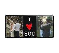 Grand tapis de souris personnalisé avec collage photos tapis de souris de jeu personnalisé clavier de bureau pour ordinateur portable pour la maison bureau travail cadeaux pour petit ami petite amie