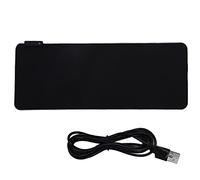 Grand Tapis de Souris, Tapis de Souris RVB en Caoutchouc Léger Épaissir Ordinateur Portable Tapis de Tablette Interface USB avec Bouton D'Interrupteur de Lumière pour Bureau Maison 80x30x0.4 Cm