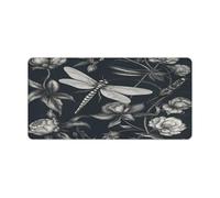 Grand tapis de souris tendance en caoutchouc antidérapant et imperméable pour clavier d'ordinateur, ordinateur portable, accessoires de bureau à domicile, 60 x 30 cm