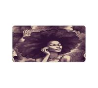 Grand tapis de souris tendance en caoutchouc antidérapant et imperméable pour clavier d'ordinateur, ordinateur portable, accessoires de bureau à domicile, 60 x 30 cm