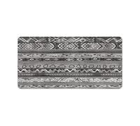 Grand tapis de souris tendance en caoutchouc antidérapant et imperméable pour clavier d'ordinateur, ordinateur portable, accessoires de bureau à domicile, gris, 60 x 30 cm