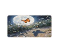 Grand tapis de souris tendance en caoutchouc antidérapant pour clavier d'ordinateur, ordinateur portable, accessoires de bureau à domicile, 60 x 30 cm