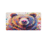 Grand tapis de souris tendance en caoutchouc antidérapant pour clavier d'ordinateur, ordinateur portable, accessoires de bureau à domicile, 60 x 30 cm
