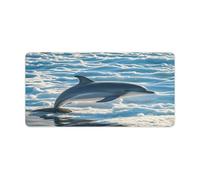 Grand tapis de souris tendance en caoutchouc antidérapant pour clavier d'ordinateur, ordinateur portable, accessoires de bureau à domicile, 60 x 30 cm