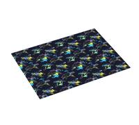 Grand tapis égouttoir à vaisselle pour comptoir de cuisine - 45,7 x 61 cm - Tapis de séchage en microfibre absorbante pour comptoir de cuisine, tapis antidérapant avec boucle de suspension