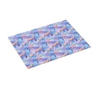Grand tapis égouttoir pour comptoir de cuisine - Tapis antidérapant avec boucle de suspension - Motif tortue de rêve - En microfibre absorbante - 45,7 x 61 cm