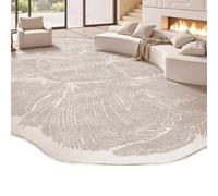 Grand Tapis, Moquette Irrégulière Ultra Douce en Fausse Laine pour La Maison, Le Bureau, Le Salon, Le Piano, Le Tapis pour Batterie(Pattern C,140cmx200cm)