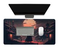 Grand tapis pour joueur décoratif, un clavier de style chinois de 40 x 90 cm pour travailler et étudier sur une souris avec un design esthétique haut de gamme qui se combine