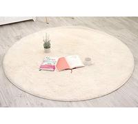 Grand tapis rond Lily&her friends en velours mercerisé 140 x 3 cm et au dessous antidérapant