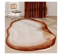 Grand tapis rond moderne doux pour salon, chambre à coucher, forme irrégulière, tapis de sol parfait
