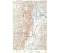 Grand Teton Map Journal: Vintage Map Notebook