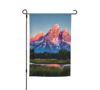 Grand Teton National Park Print Drapeau de jardin toutes saisons pour l'extérieur Décoration de cour pour patios