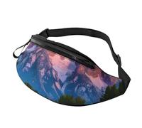 Grand Teton National Park Print Sac banane élégant pour homme et femme Sac de voyage pour la randonnée, le cyclisme et la course à pied