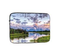 Grand Teton National Park Sac pour ordinateur portable 10" Housse de protection intérieure, portable et adaptée pour les voyages d'affaires ou les voyages