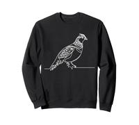 Grand Tétras Linéaire Ornithologue Sweatshirt