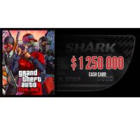 Grand Theft Auto Online Great White Shark Cash Card 1 250 000 (DLC)
