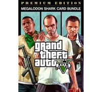 Grand Theft Auto V: Premium Online Edition & Megalodon Shark Card Bundle Rockstar Games Launcher Key EUROPE