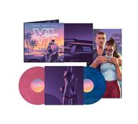 Grand Theft Auto VI : The Album Édition Limitée Exclusivité Fnac Vinyle Vinyle Rose et Blanc Marbré, Bleu et Blanc Marbré Vinyle