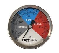 Grand thermomètre professionnel de 10,2 cm, pour barbecue, grill, fumoir et foyers (compatible avec la plupart des barbecues)