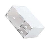 Grand tiroir d'organisation de bureau, étagère de rangement de maquillage, tiroirs de rangement de bureau, tiroir d'organisation de bureau transparent, tiroir d'organisation de papeterie pour bureau,