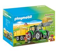 TRACTEUR AVEC REMORQUE PLAYMOBIL Country 9317