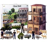Grand tracteur de ferme Ferme des animaux DIY Set