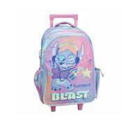 Grand trolley cartable à roulette STITCH Disney sac à dos primaire 46cm