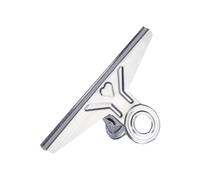 Grand trombone de 20 cm de long en acier inoxydable pour classeur à papier, grande pince à lier, peut contenir 500 feuilles, fournitures de bureau, porte-documents multifonction