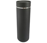 Grand tube de dispersion pour cendres d'adultes - Urne en carton biodégradable - Noir anthracite
