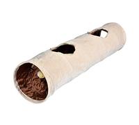 Grand tunnel pliable pour chat - Jouet pour chat - Tunnel durable - Peluche chaude - Petit P - Jouet intérieur