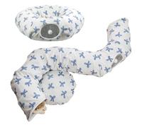 Grand Tunnel pour Chat,Pliable en Peluche Interactif Déformable | Lit Cache-Niche avec Balle Jouet | pour Enrichissement Contre l'Ennui pour Chatons Petits Grands à la Maison Salon Camping