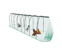 Grand tunnel pour poulailler - 900 x 78 x 82 cm - Pour l'extérieur - Installation facile - Convient pour les poussins, canards, lapins