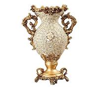Grand vase à fleurs en résine de style européen rétro for salon, salle à manger, table, centre de table, chambre, bureau, hôtel, décoration de la maison, grand vase décoratif peint à la main, meilleur