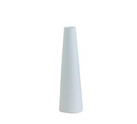 Grand Vase Blanc en céramique pour bourgeons de Fleurs Simples - Petit Bourgeon décoratif - Centre de Table Moderne Minimaliste pour décoration d'étagère