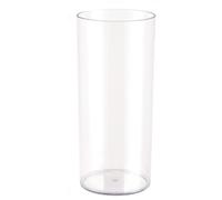 Grand vase cylindrique en acrylique transparent incassable pour décoration de mariage, maison, bureau (12 x 20 cm)