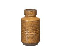 Grand Vase patiné moutarde