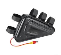Grand Vélo Route 3L Protection Pluie Grand Vélo Route 3L Protection | Coque EVA dure, légère et pour robuste, protège batteries et outils, imperméable pluie légère, logo réfléchissant(5 straps)