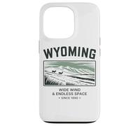 Grand vent du Wyoming et espace sans fin depuis 1890 Coque pour iPhone 13 Pro