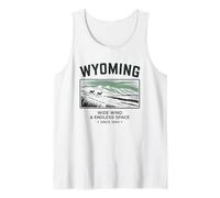 Grand vent du Wyoming et espace sans fin depuis 1890 Débardeur