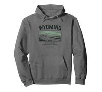 Grand vent du Wyoming et espace sans fin depuis 1890 Sweat à Capuche